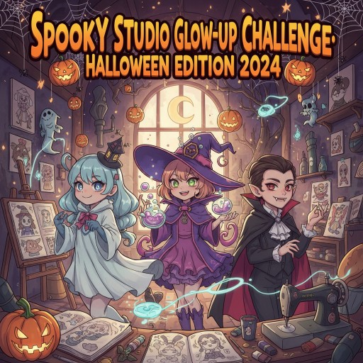 Spooky Studio Glow-Up Challenge: Halloween Edition 2024