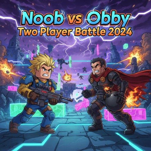 Noob vs Obby Two Player Battle 2024