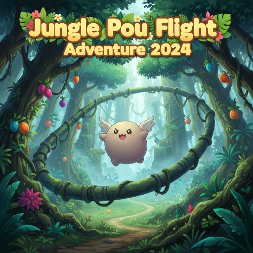 Jungle Pou Flight Adventure 2024