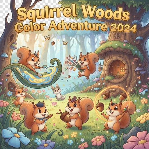 Squirrel Woods Color Adventure 2024