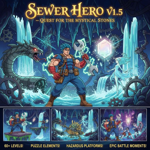 Sewer Hero V1.5 - Quest for the Mystical Stones